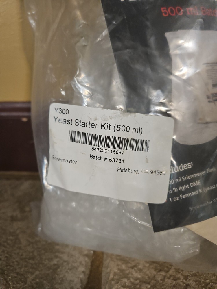 BREWMASTER Yeast Starter Kit 500ml Batch NEW