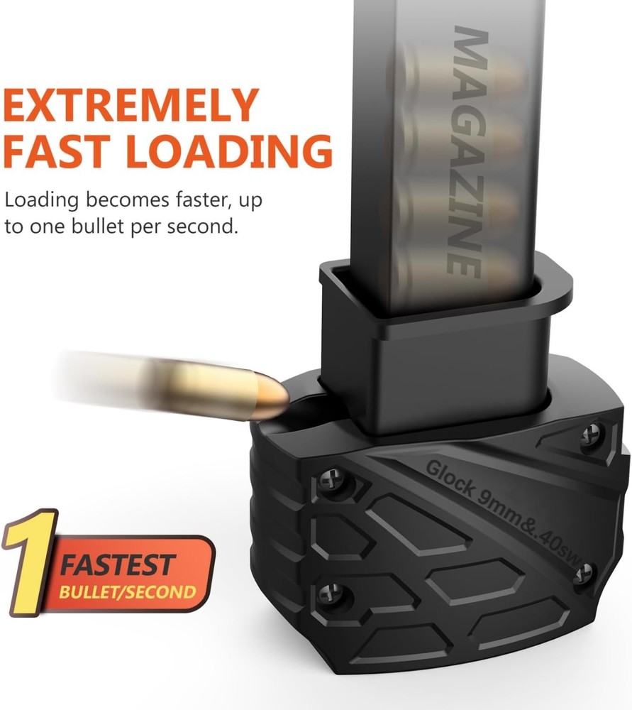 Magazine Speed Loader 9mm 40 Pistol Loader Tool Compatible Multiple Models