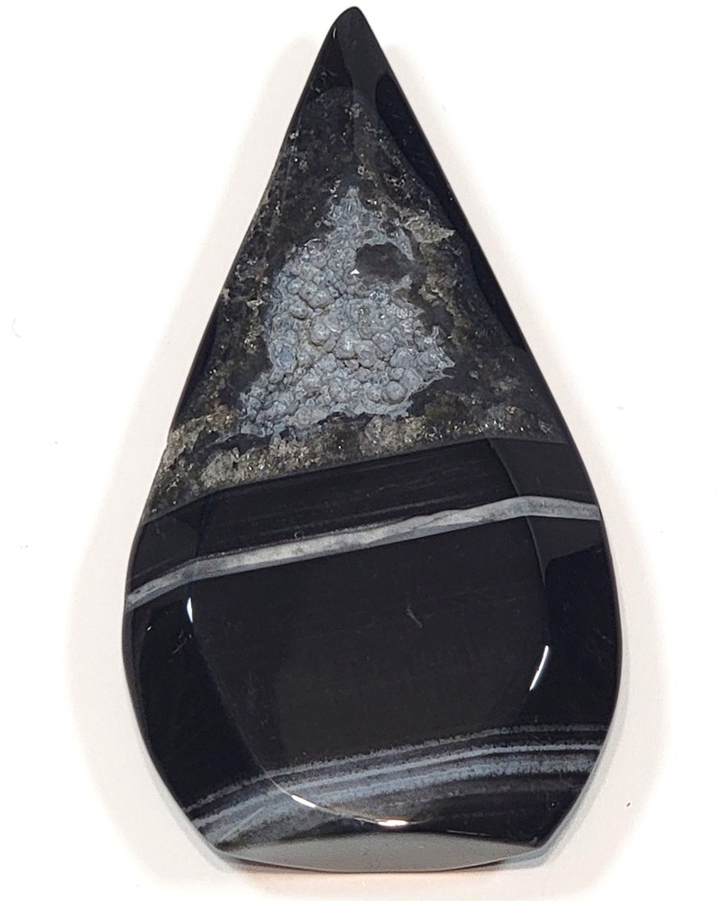 Onyx Flame Botryoidal Carving #1- WYSIWYG