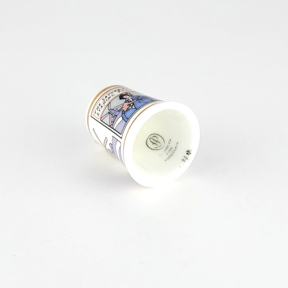 Thimble The Saturday Evening Post Fine Porcelain