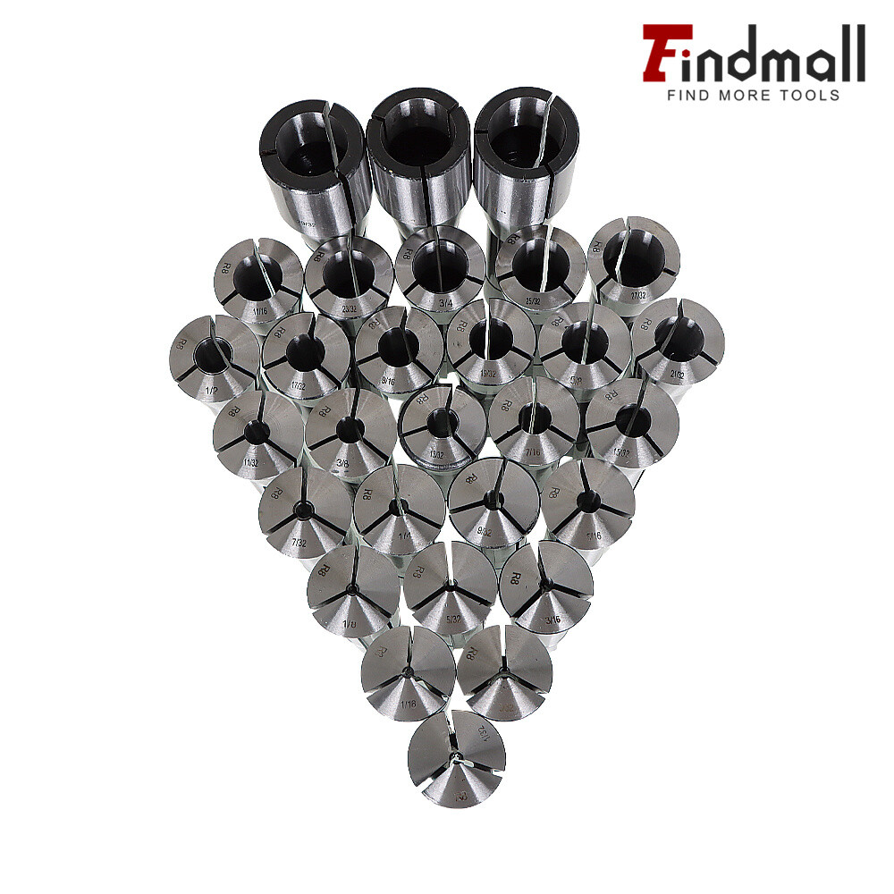 29 R8/23 R8/13 R8/11 R8/10 R8/7 R8/6 R8 Collet Set For Bridgeport High Precision