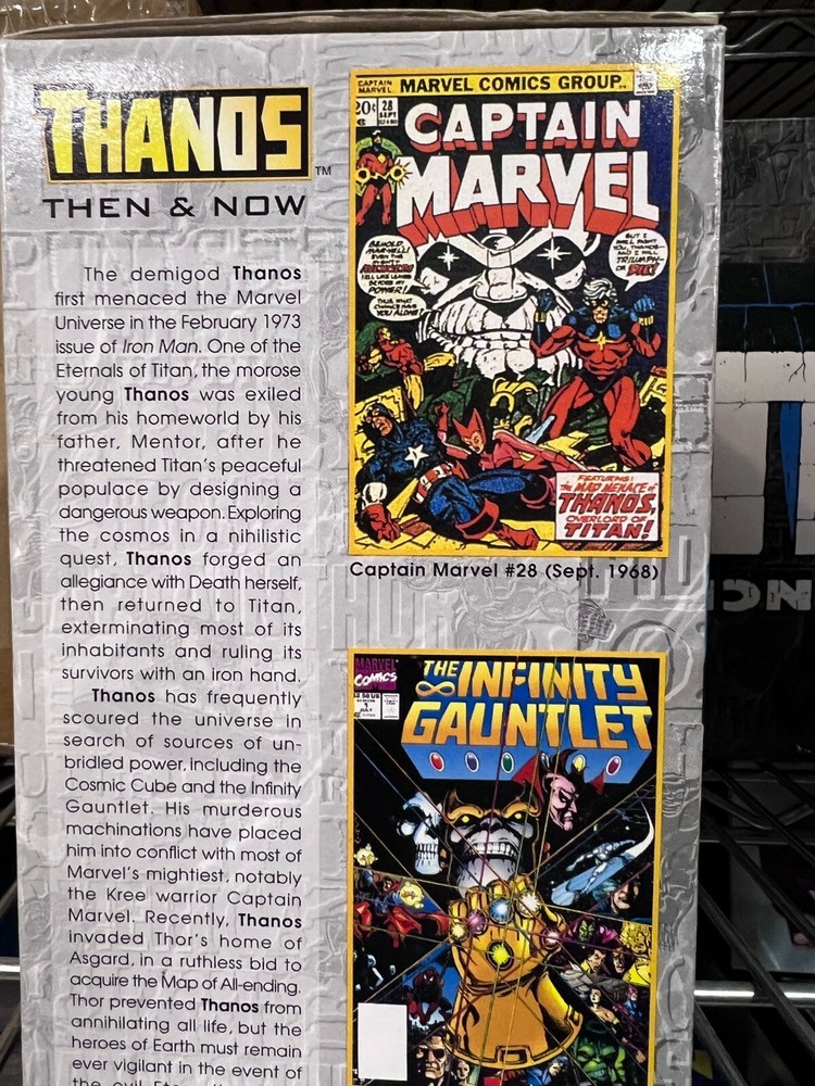 Marvel Bowen Mini-Bust Thanos #4673/5000