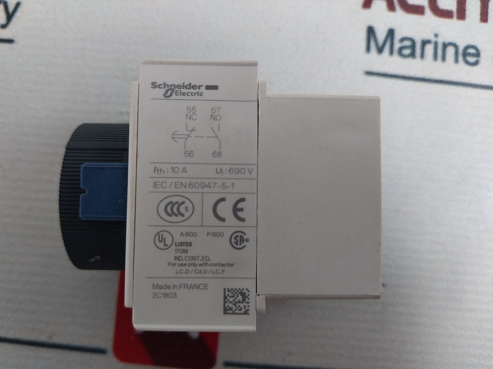 Schneider Electric LADT2 Time Delay Block 0.1-30 Sec