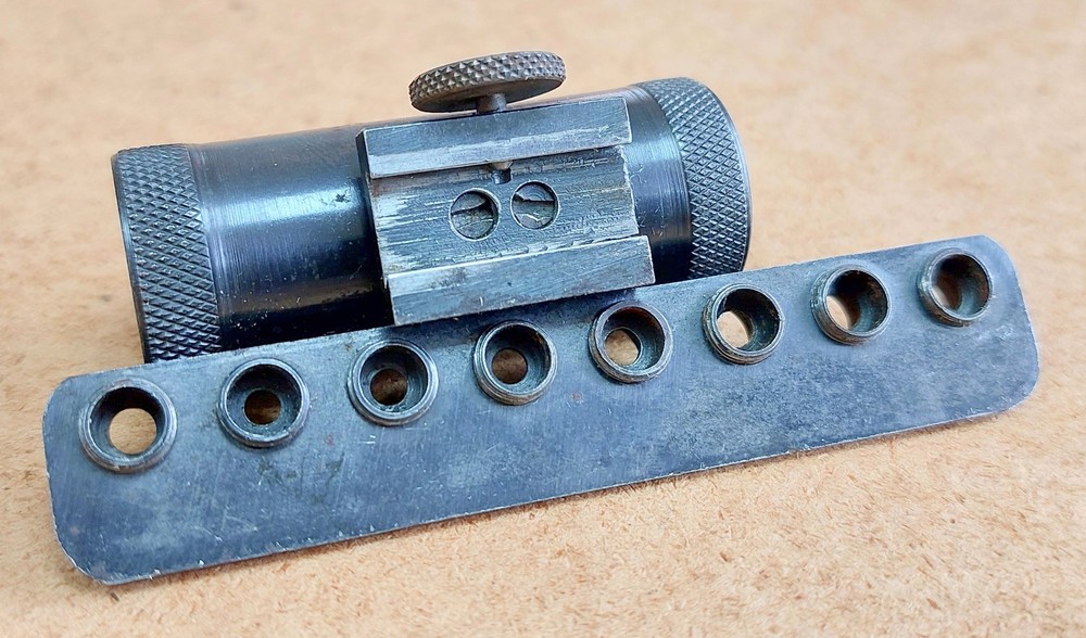 Vintage Vaver front tube globe sight with inserts Wittek