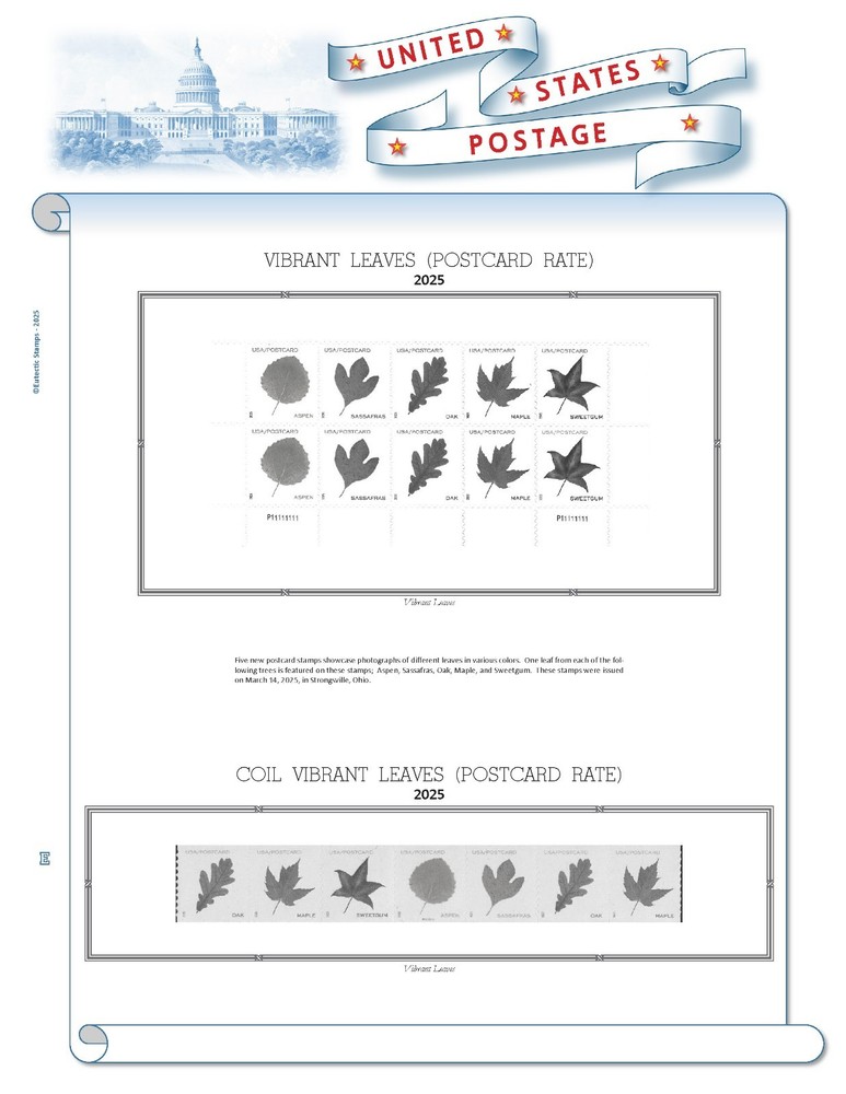 2025 U.S. Regular Issue Plate Block Supplement (White Ace Alternative)