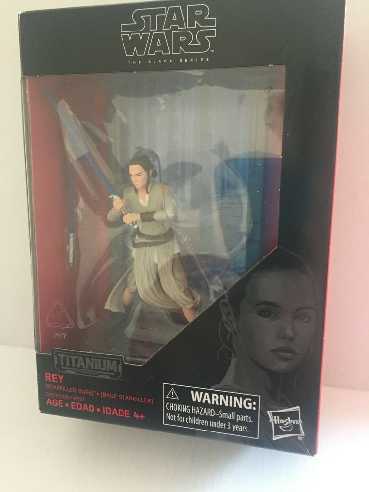 Star Wars Black Series Titanium Rey Figure