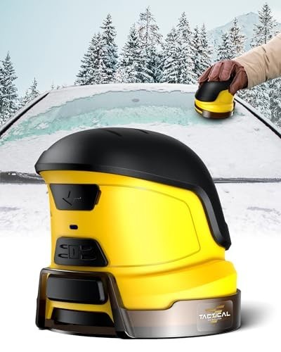 Electric Ice Scraper for Car Windshield - Cordless Motorized Snow Remover Tool