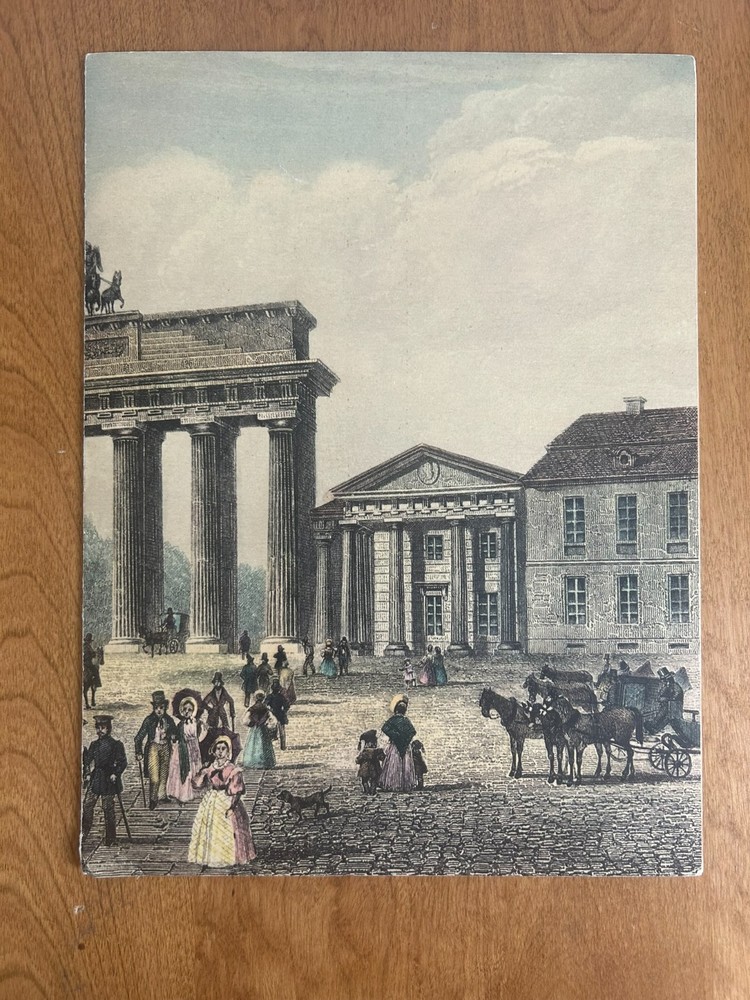 Vintgae Hotel Berlin Menu Booklet