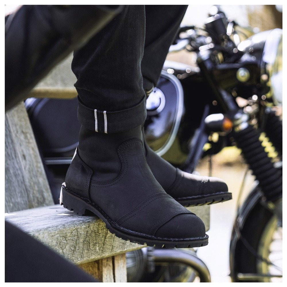 Belstaff Duration Waterproof Leather Boots - Black