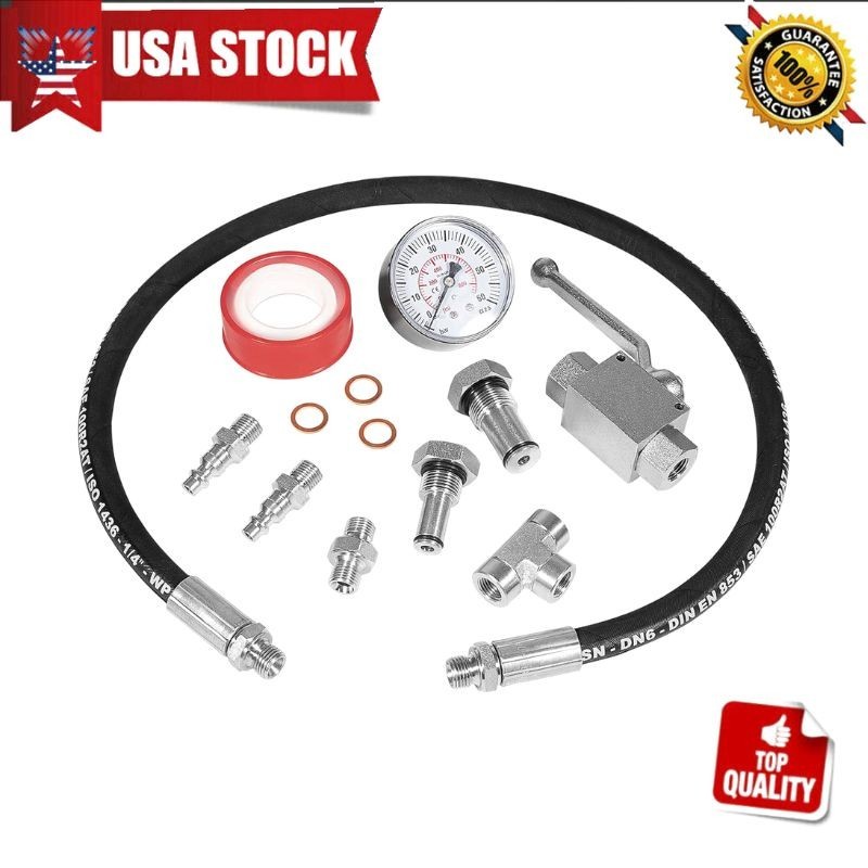 High Pressure Oil System IPR Air Test Tool Kit for Ford 6.0L-7.3L Powerstroke
