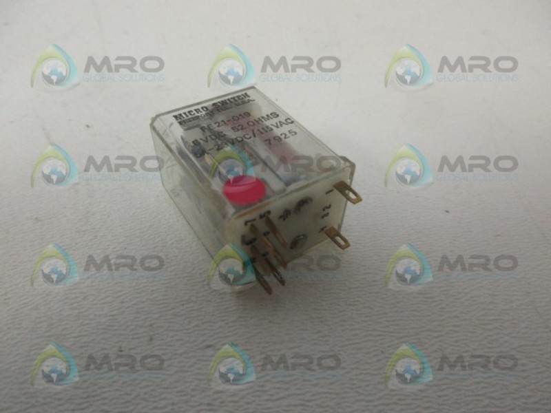 MICRO SWITCH FE21-019 RELAY 6VDC 52OHMS NSMP