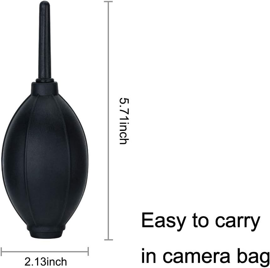 Soft Tip Silicone Super Air Blower Blaster Pump Black