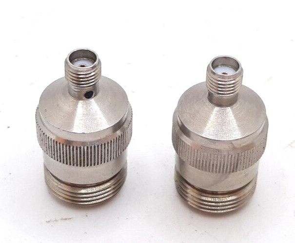 Two SMA to Type N Connectors