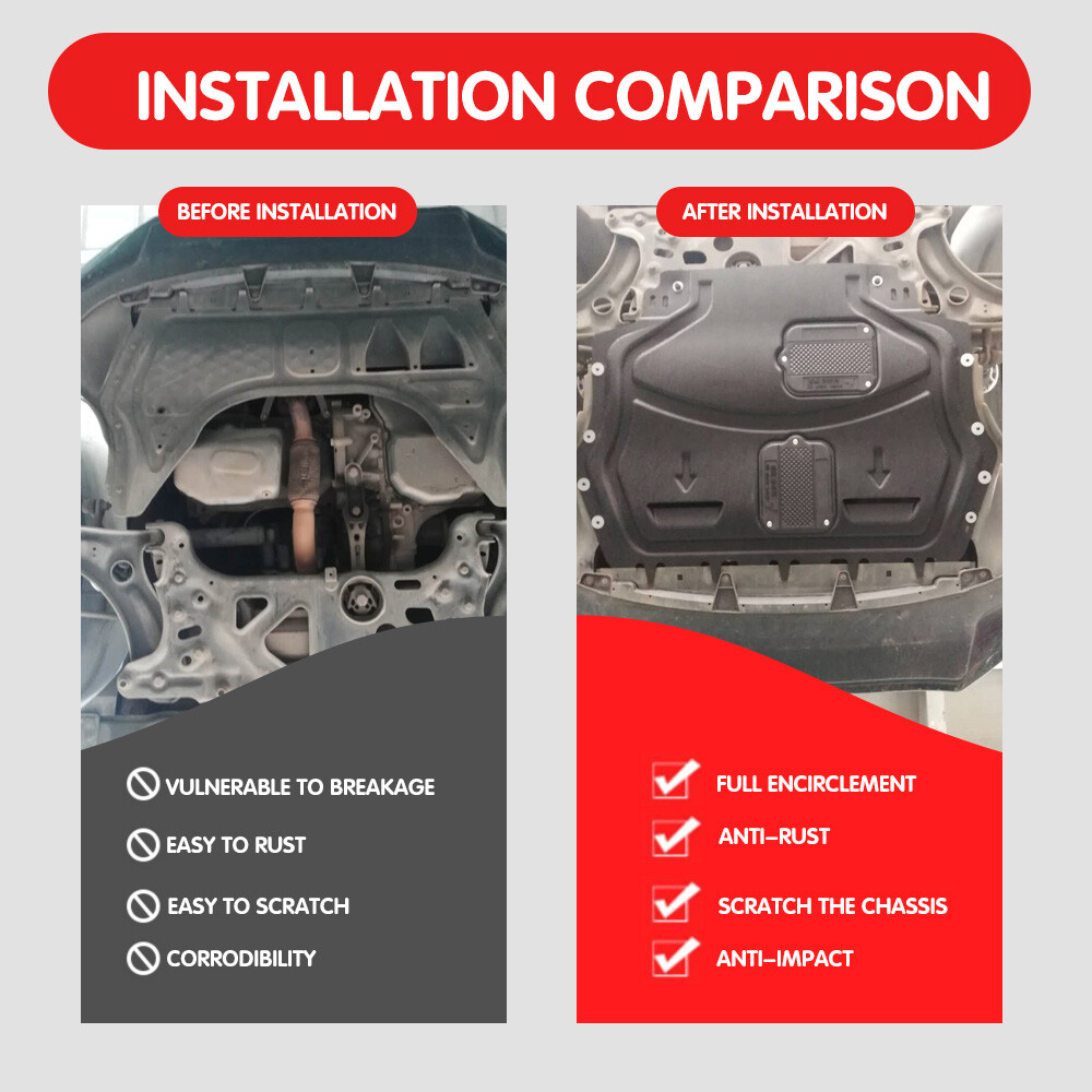 For VW Passat 2012-2017 Under Engine Splash Guards Front Engine Mud Flaps