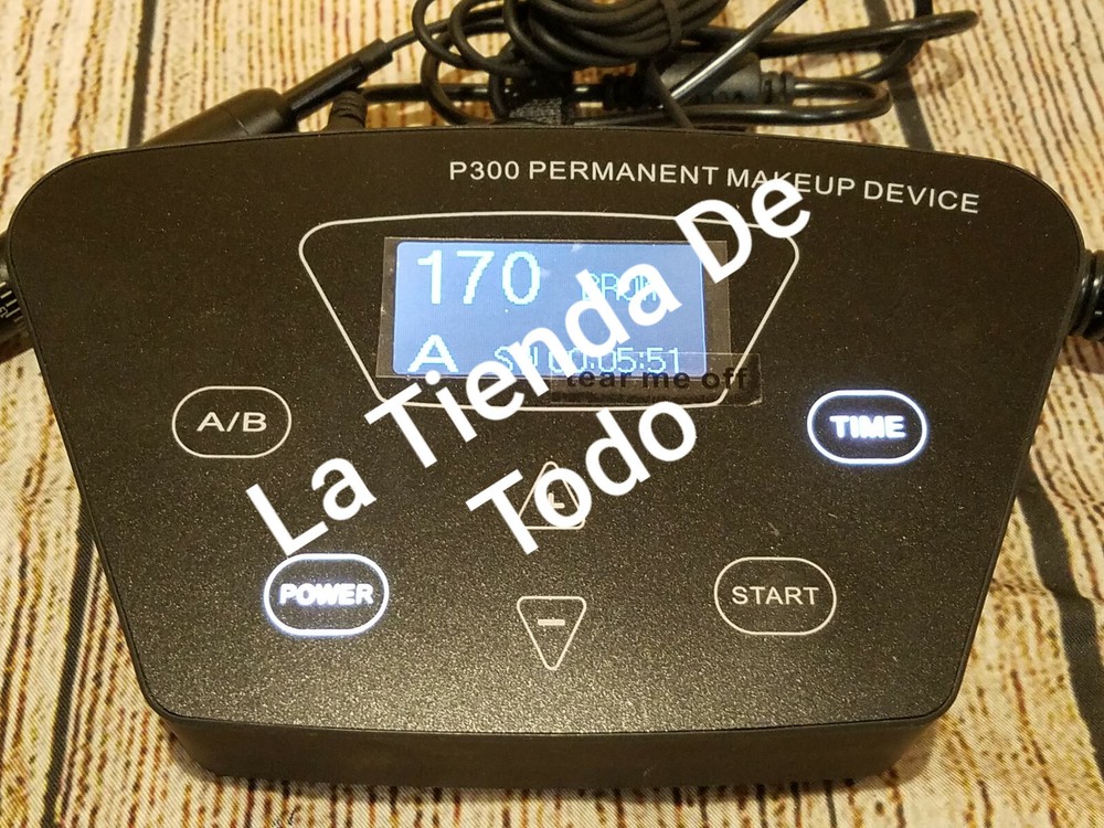 PERMANENT MAKEUP MAKE UP THREADING DEVICE MACHINE & ACC FOR P300 USERS READ
