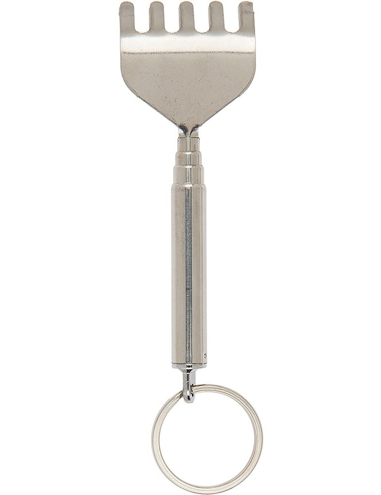 Keychain "Back Scratcher" Extendable Key Ring Key Clip NEW