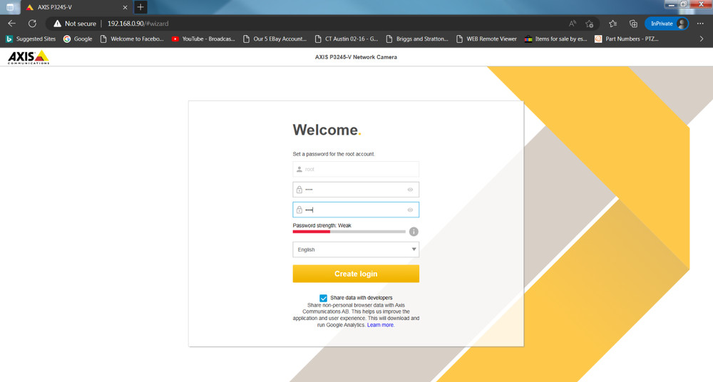 Axis P3245-V Network Camera 01591-001 [CTOKC]