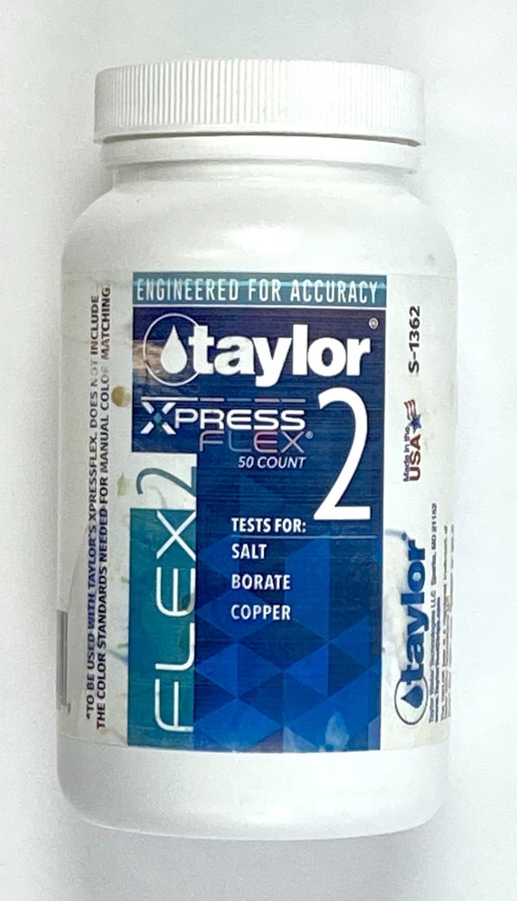 Taylor Flex 2 Test Strips for Xpress Flex System 50 Strips 2 Bottles