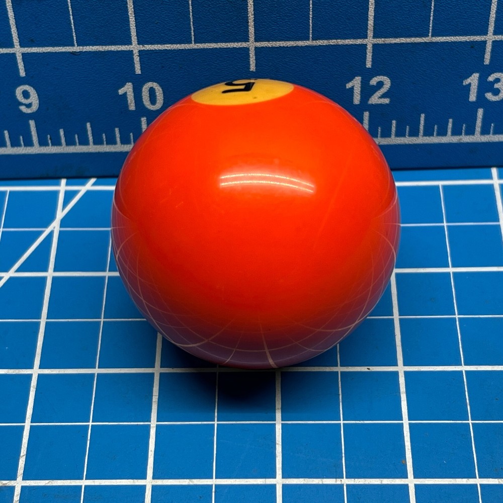 Vintage Replacement #5 Billiard Pool Ball 2 1/4" Diameter