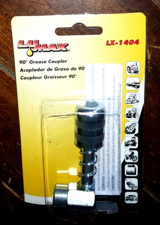 Lu Max 90 Degree Grease Coupler - Model #LX-1404