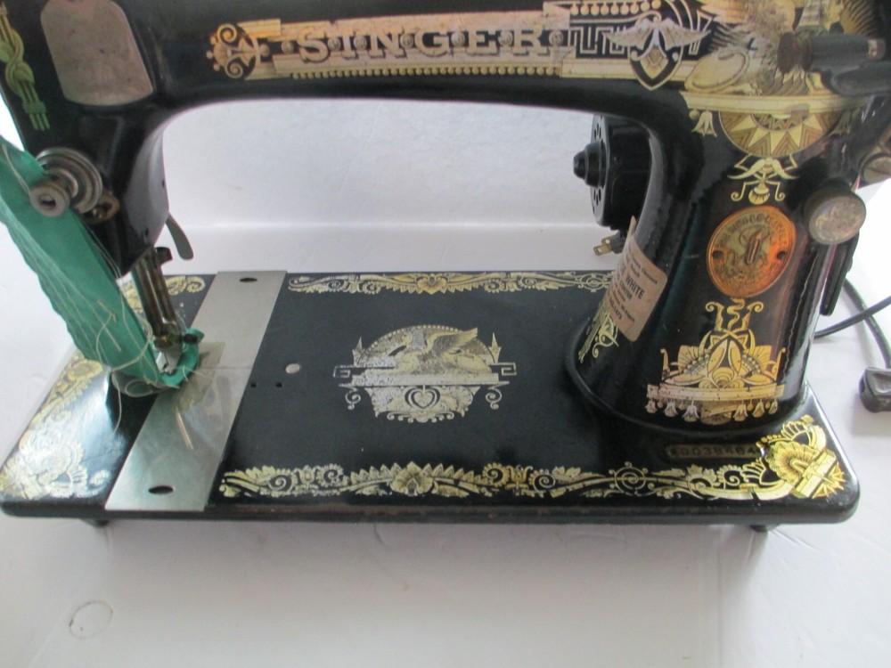 Smooth Working 1930 Singer Sphinx Sewing Machine Ser# AD038464