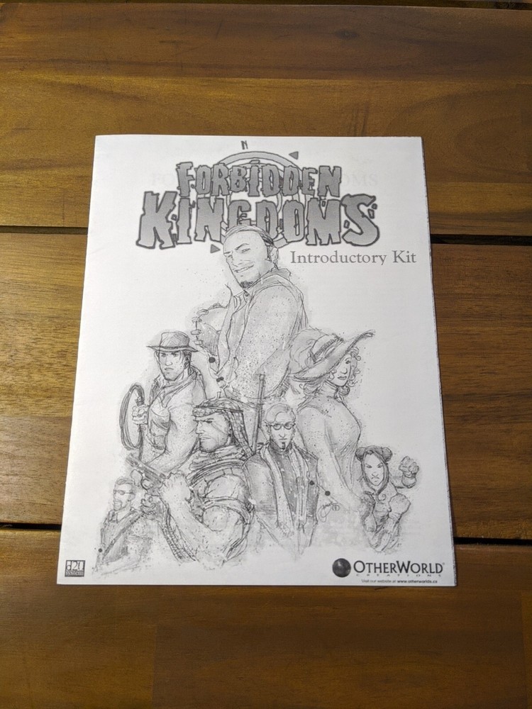 Forbidden Kingdoms Introductory Kit RPG Booklet