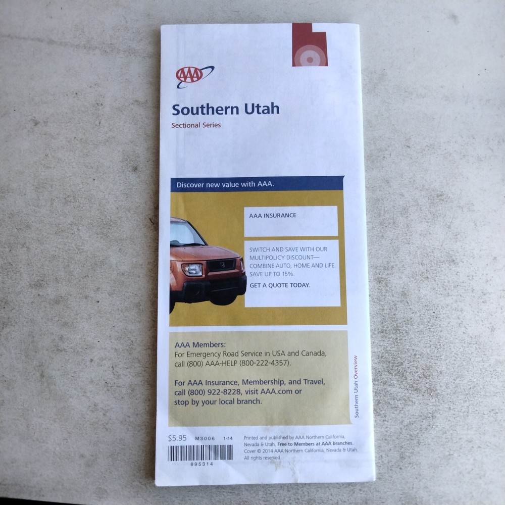 Southern Utah Sectional Map AA 2014
