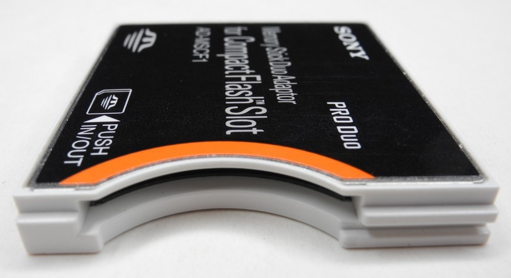 (READ!!!) Sony AD-MSCF1 Memory Stick Duo Adapter To CF Compact Flash Type II