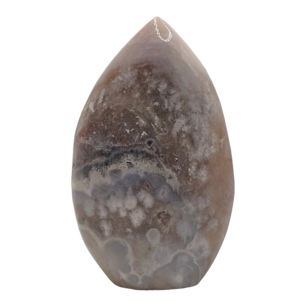 Pink Amethyst Free Form Flame Teardrop #2