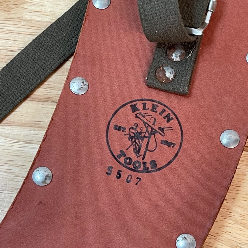 Used Klein 5507 Pruning Tool Sheath & Pruning Saw Blade