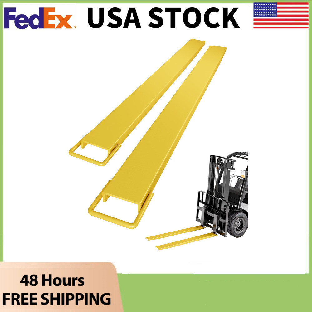 ⭐60/72/84" Pallet Fork Extension 5.5"Width Forklift Extensions,Forklift Loaders