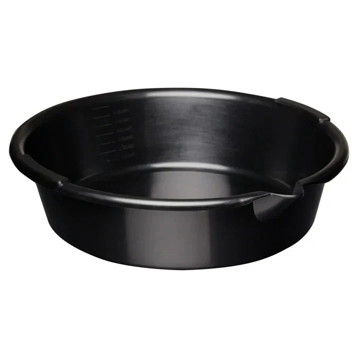 Hyper Tough 7-Qt Leak-Proof Oil Drain Pan w/ Pour Spout – Automotive Oil Change