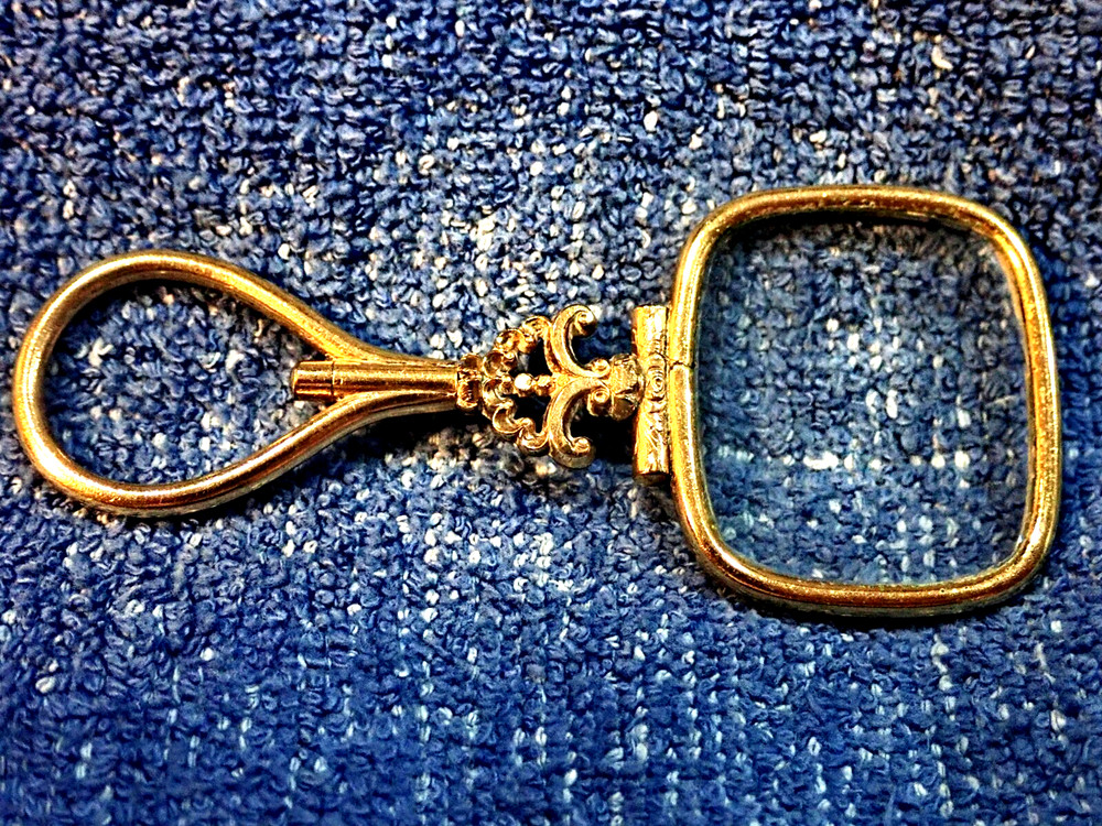 18K SOLID GOLD UNIQUE CUSTOM MADE RARE 1830 ENGLISH RECTANGULAR QUIZZING GLASS!
