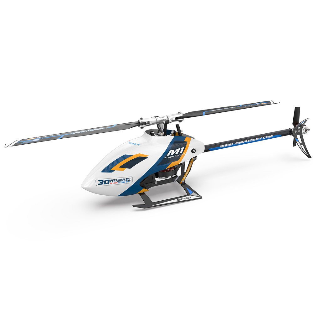 OMPHOBBY M1 EVO RC Helicopter forAdults (OMPHOBBY Protocol BNF Version,White)