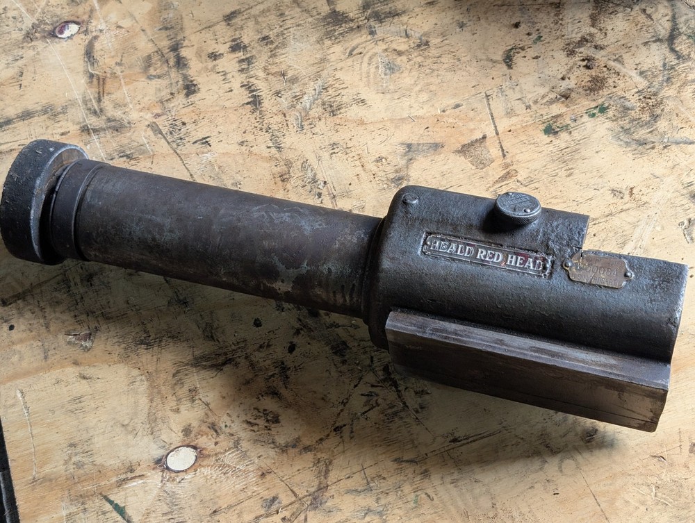Vintage Heald Red Head Grinder Spindle Machine Assembly Part Component