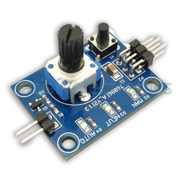 1X Servo Tester 3-Gear Servo Test Module with Indicator Anti-Reverse Connection