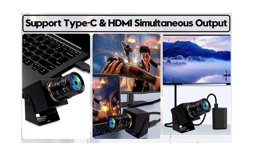 HDMI 60fps USB Camera 4K High Speed Camera USB3.0 HDMI Simultaneous Output Ca...