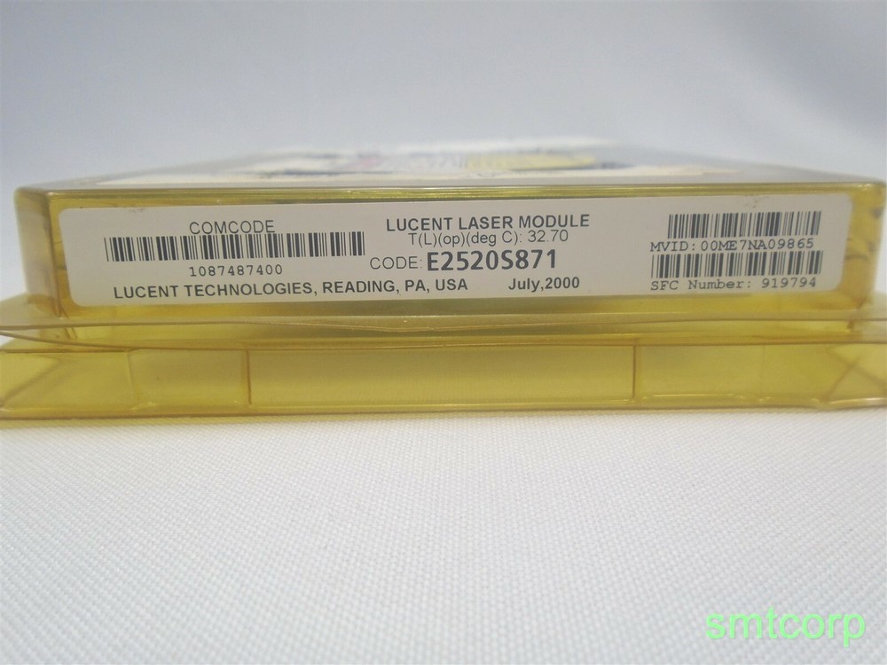 Lucent Fiber Optic Laser Module Part Number E2520S871