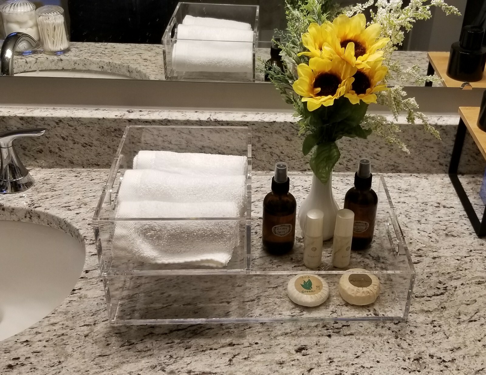 Clear Acrylic 5-Sided Cube 3" x 3" x 3" - Open One Side - FREE SHIPPING