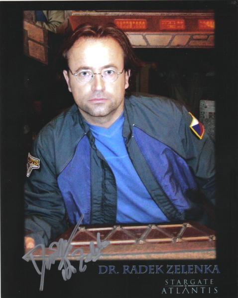 David Nykl as Stargate Atlantis Dr. Zelenka Autographed 8 x 10 Photograph #3