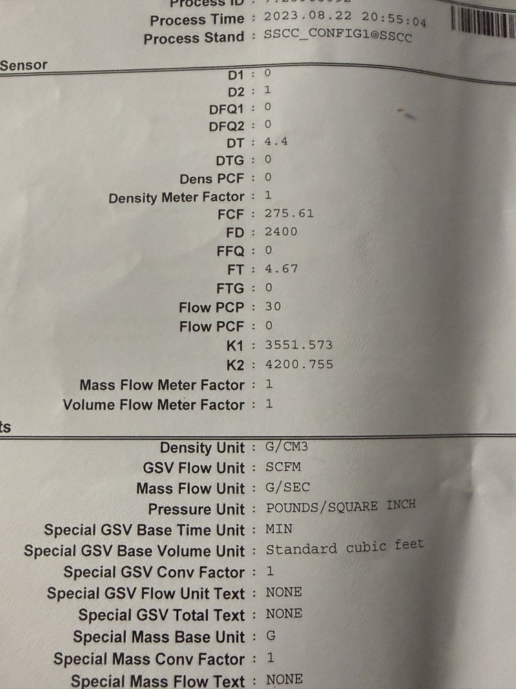 Micro Motion 1500D3AABAEZZZ Mass Flow Controller with Accessories