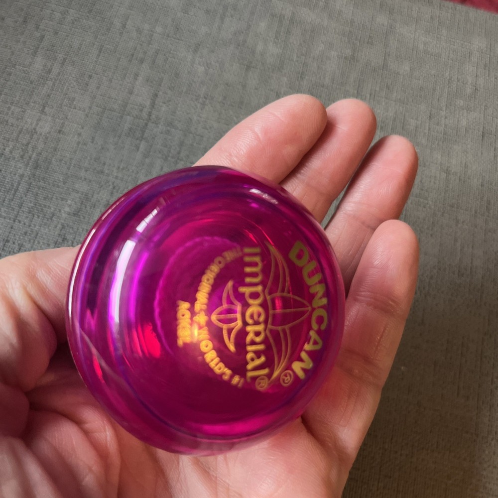 Duncan Imperial Yo Yo PINK Clear Translucent AOKSL EUC