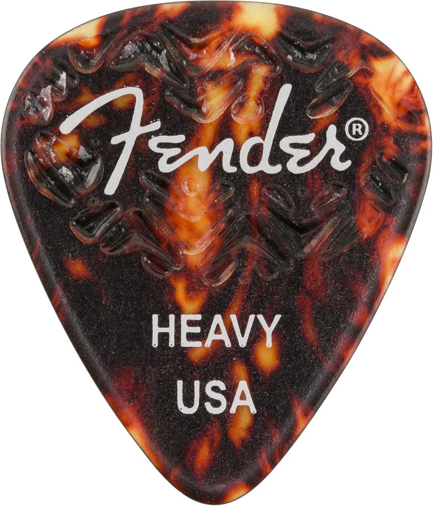 Genuine Fender Wavelength 351 Picks Heavy 6 Pack Shell