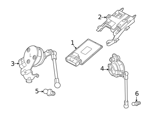 Genuine GM Active Suspension Control Module 23108998