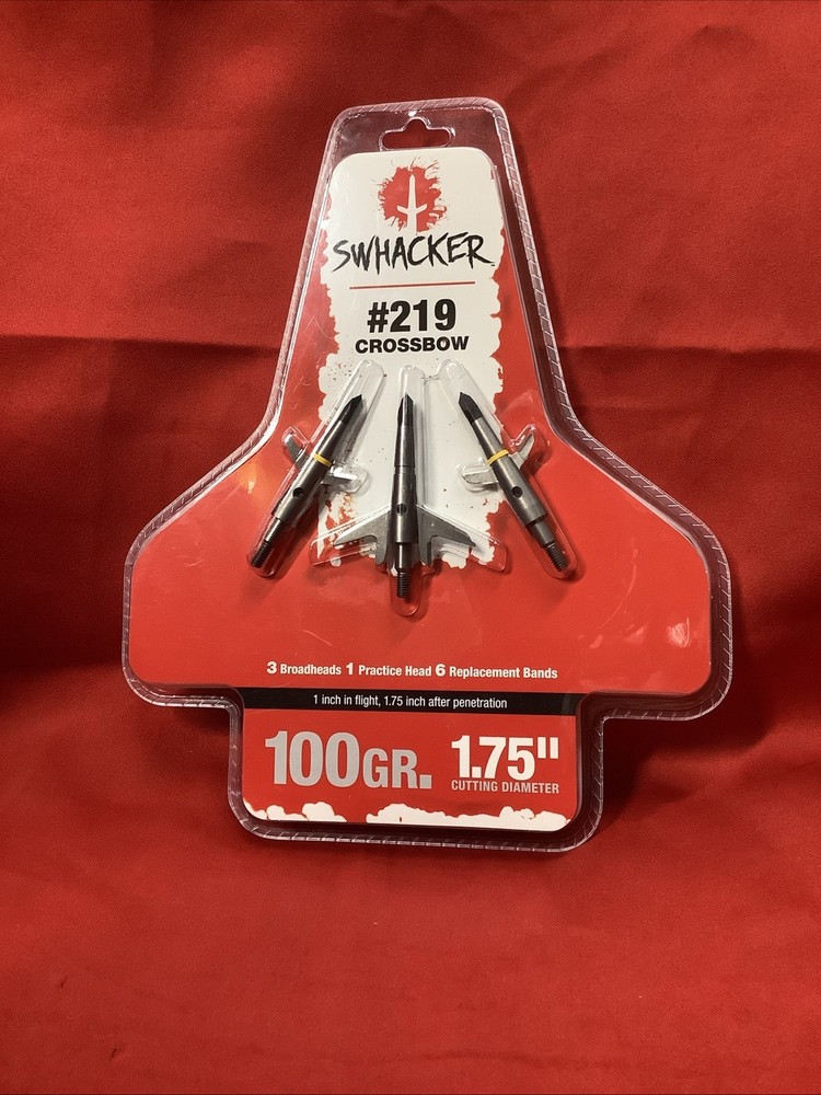 Swaker Crossbow Broadheads 100 gr . 3 With Practice Head