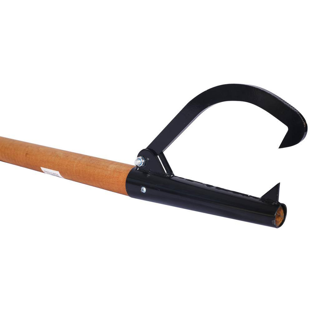 Log Peavy Cant Hook 48 In. Peavey Point Logging Tool Log Roller Tool 15 In. Open