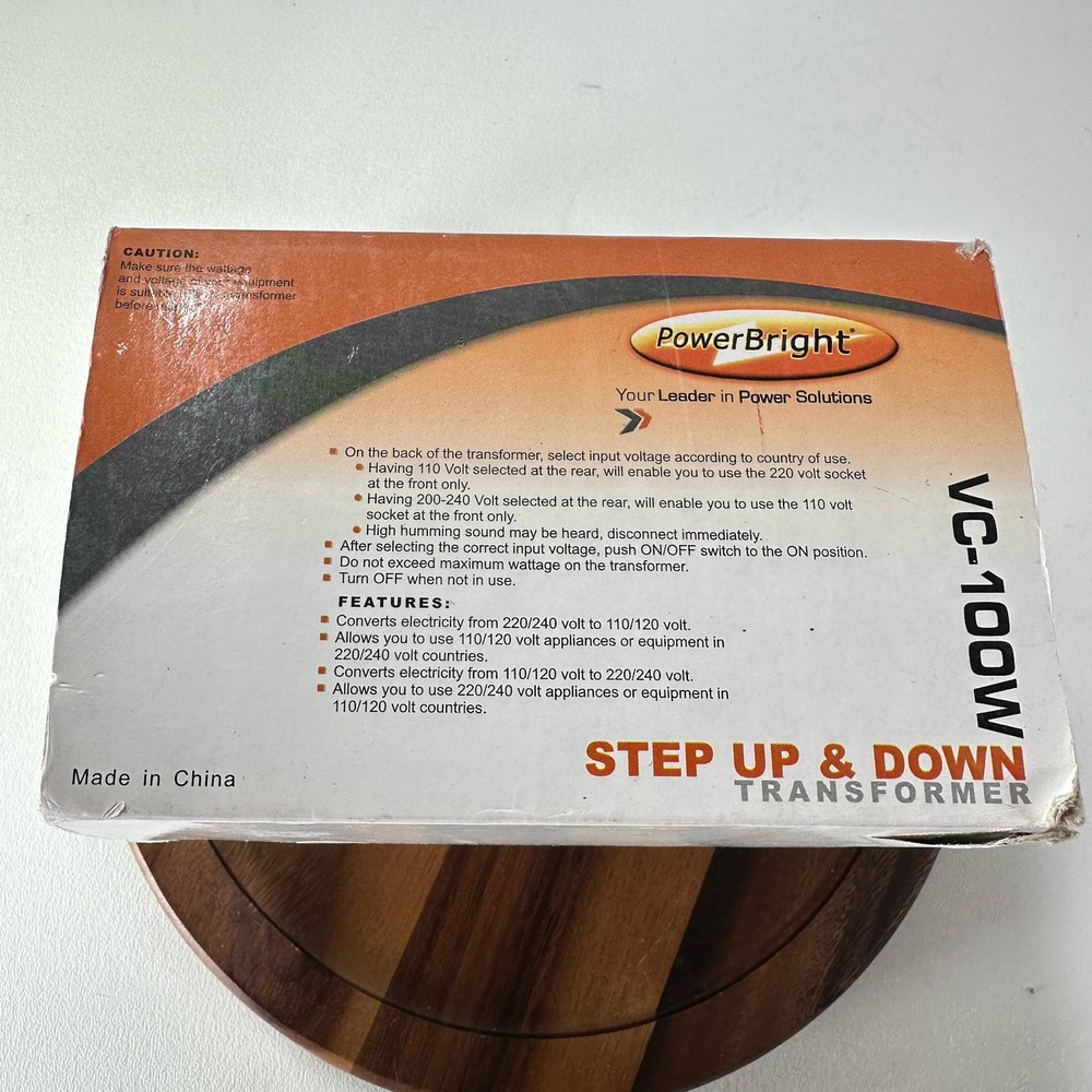 100W Step Up & Down Transformer / Converter VC100W