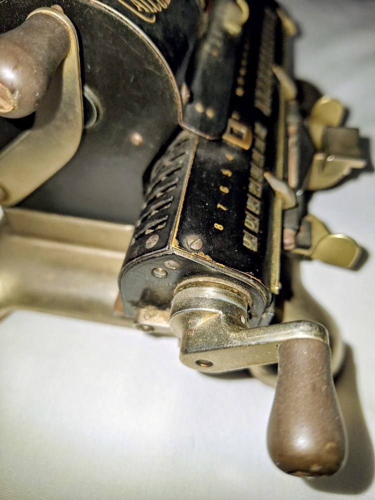 Vintage The Rapid Computer Co Adding Machine, 1800s