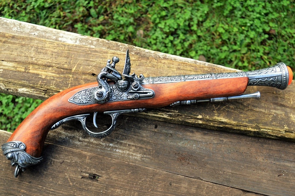 18th Century English Flintlock Blunderbuss - Pirate - Non-Firing Denix Replica