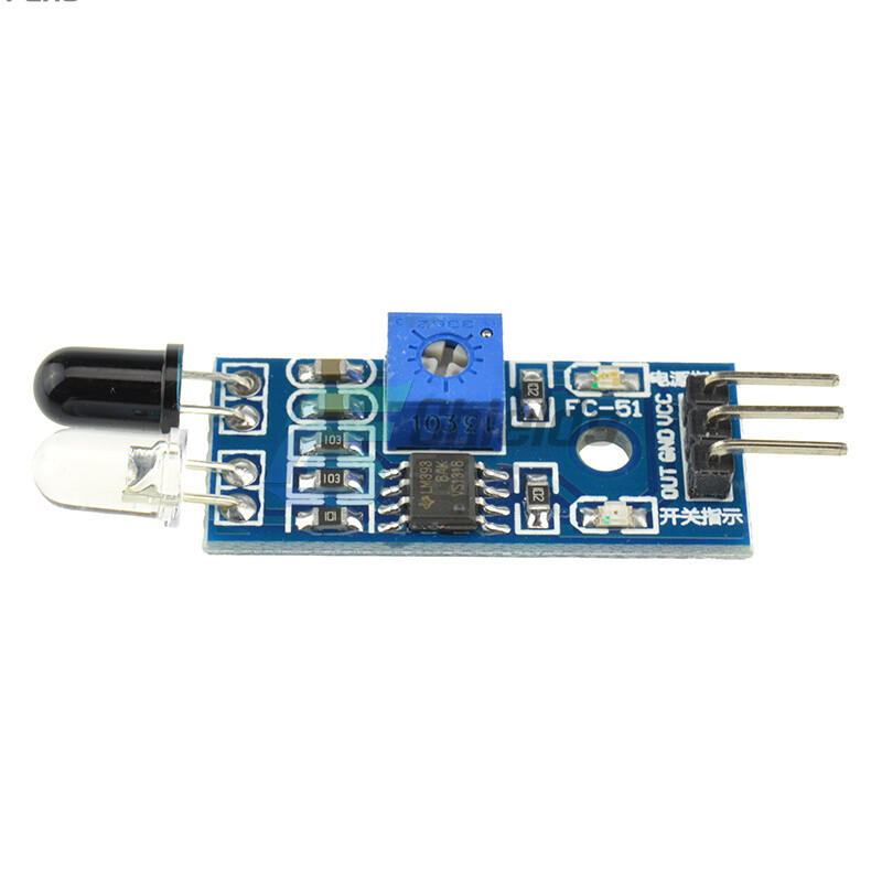 5PCS For Arduino Smart Car Robot IR Infrared Obstacle Avoidance Sensor Module